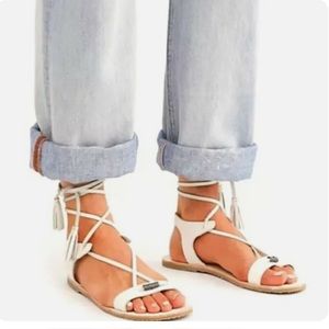 Free People Bryn Marr Wrap Leather Sandals